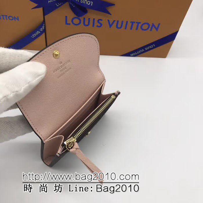 路易威登LV頂級原單M41939粉海外原單 多彩信封式原版複刻零錢包 女士錢包 ZY1000